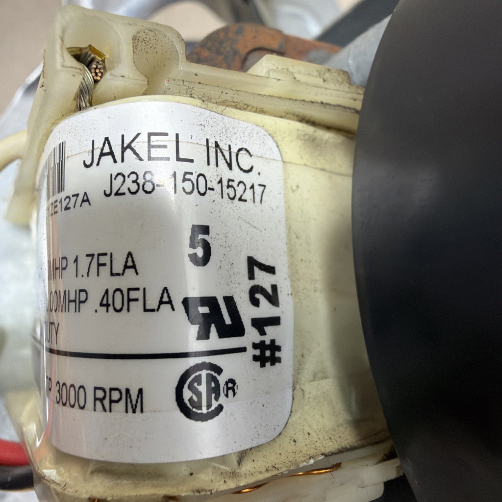 ✅ JAKEL J238-150-15217 Draft Inducer Blower Motor Assembly HC21ZE127A