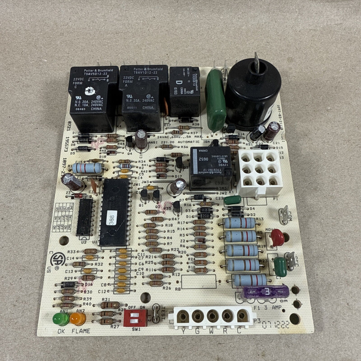 TESTED🔥 Reznor HONEYWELL 1097-83-2111B Control Circuit Board 1097-211 (B52)