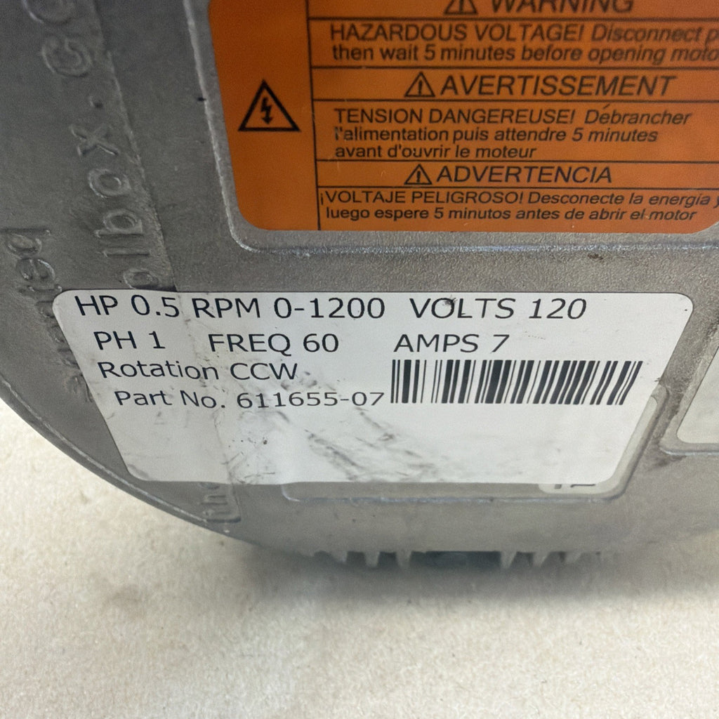 🔥 Genteq Eon 5SME39GLV5001 Programmable Motor 1/2hp 115V  611655-07 HD03 CCWLE