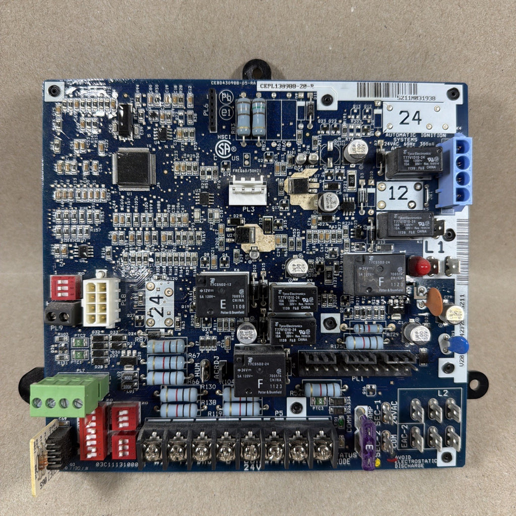 CEBD430988-05-RA HK42FZ044 CEPL130988-20-B OEM control board Carrier Furnace B26