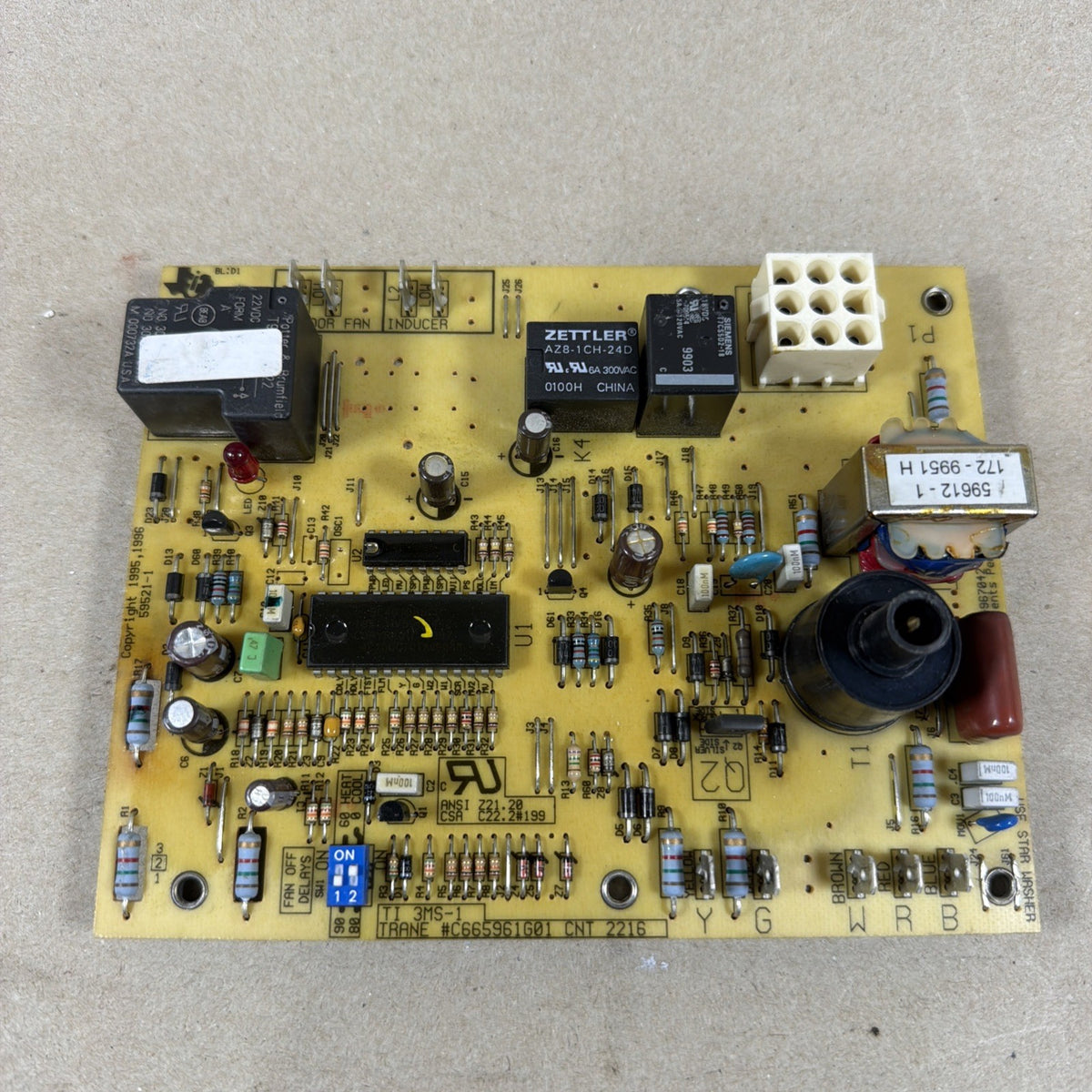 🔥🔥 C665961G01 CNT2216 59521-1 OEM control Board Trane American Standard RTU