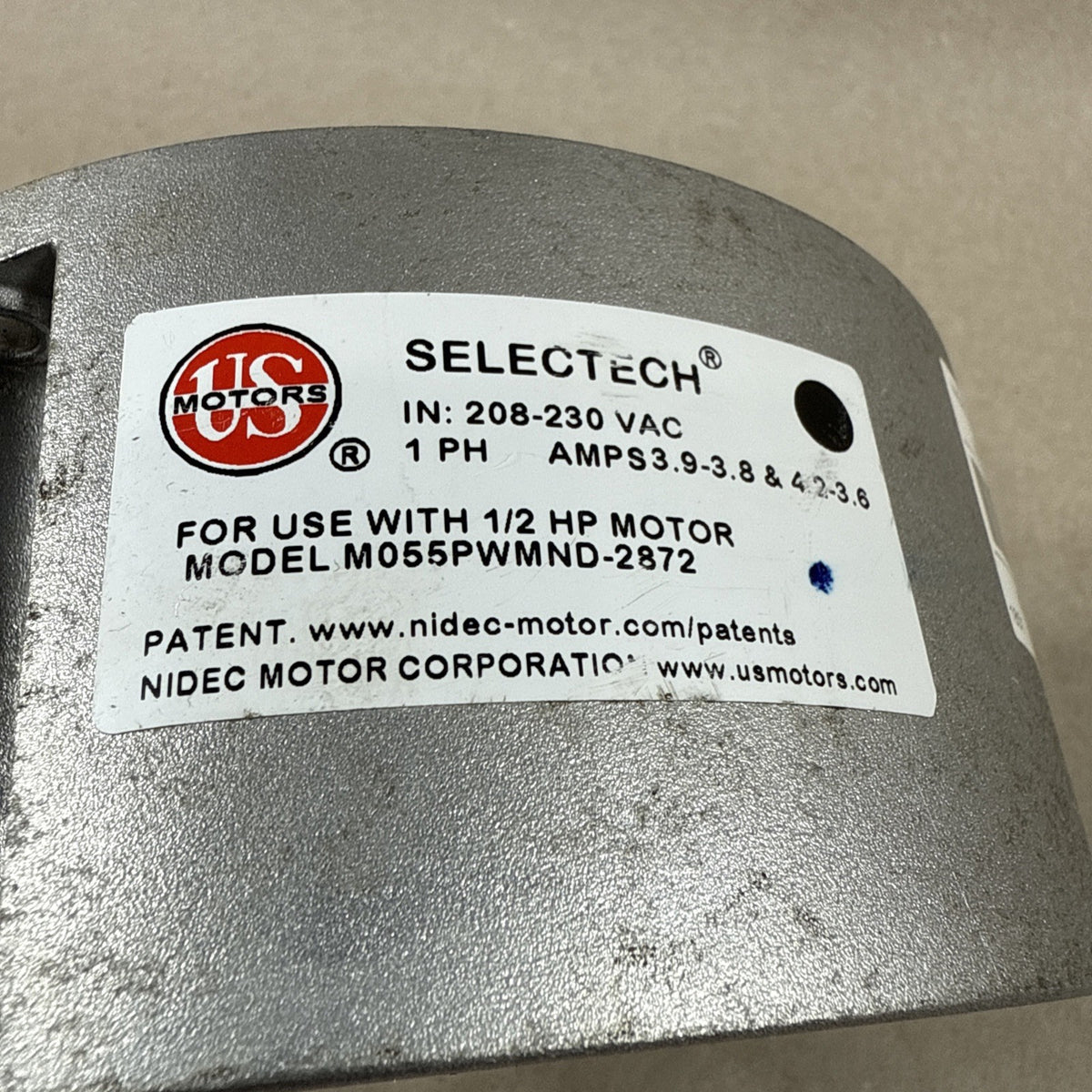 Blower Motor PROTECH M055PWMND-2872 ECM  1/2HP 240V AA26300L-050N-G3-E (#88)