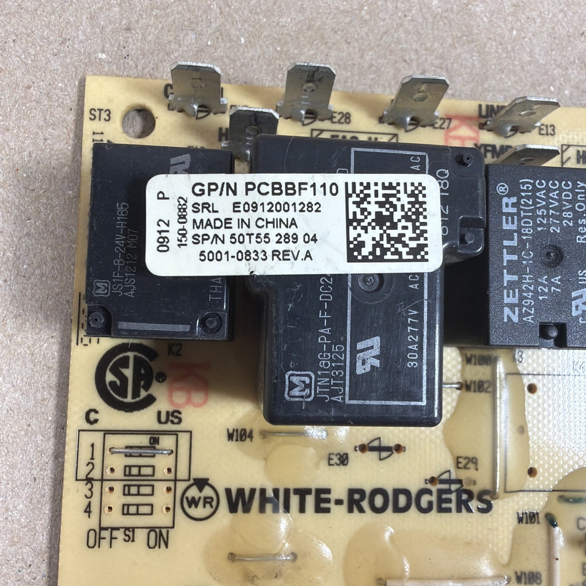 TESTED🔥 White Rodgers PCBBF110 Furnace Control Circuit Board 50T55-289-03