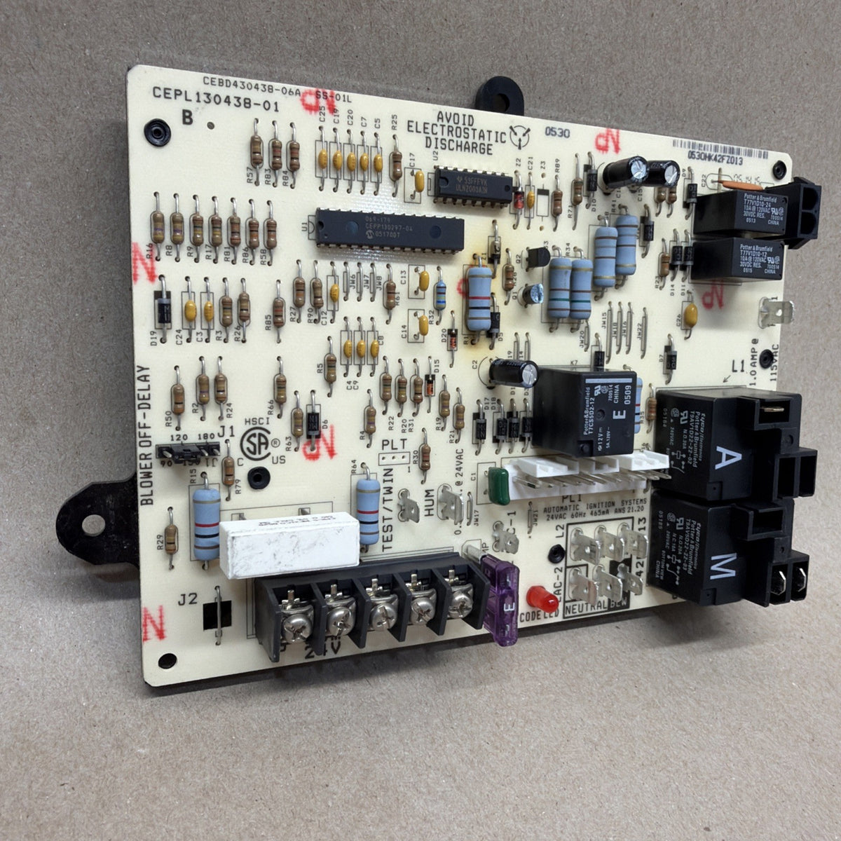 TESTED🔥 Carrier Bryant CEPL130438-01 Control Circuit HK42FZ013 CEBD430438-06A