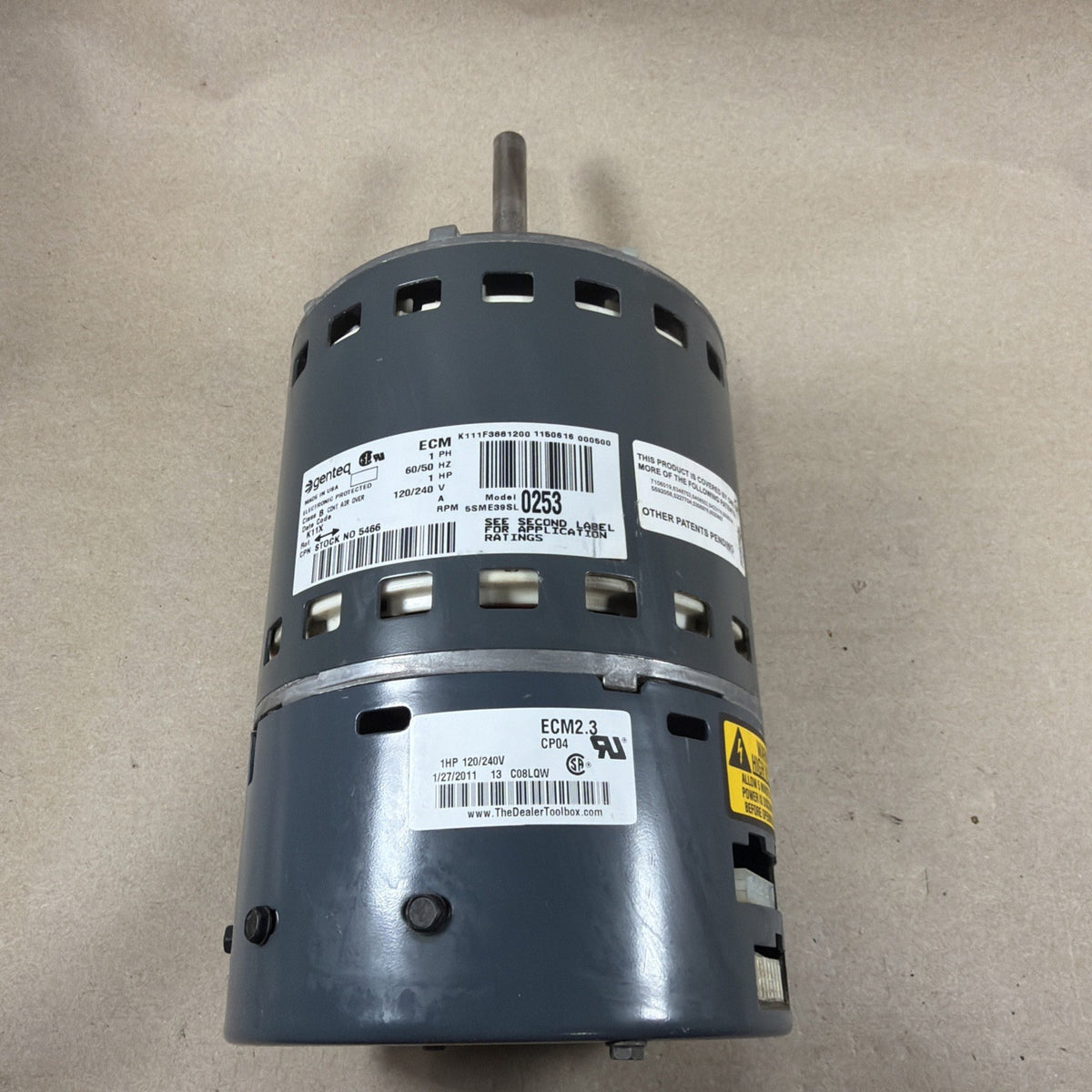GE ECM2.3 CP04 5SME39SL0253 Blower Motor D341314P03 1HP 200/240V CCW