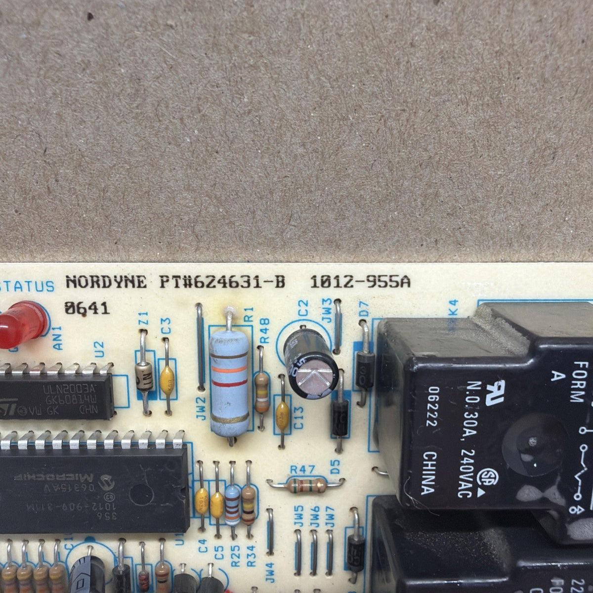 TESTED🔥 OEM Nordyne Kelvinator 624631-A Control Board 1012-955A 1012-83-9556A