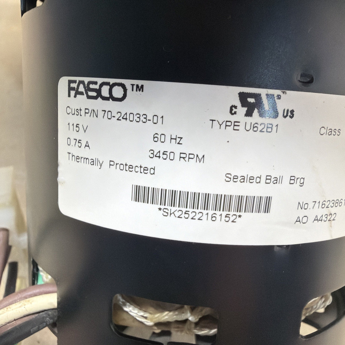 ✅ FASCO 70623861 Draft Inducer Blower Assembly 70-24033-01 SWIRLWIND 71623861