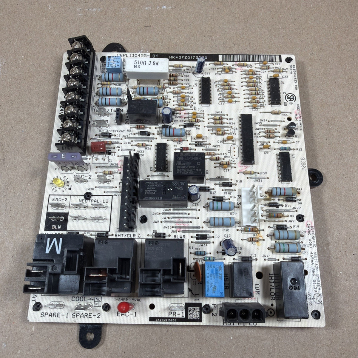 🔥TESTED! Carrier Bryant HK42FZ017 Control Board CEPL130455-01 CEBD430455-07A