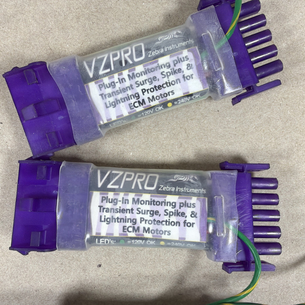 🔥🔥 Zebra instruments - VZPRO ECM Motor Protector (120-240V) 5 Pin.    (LOT 3)