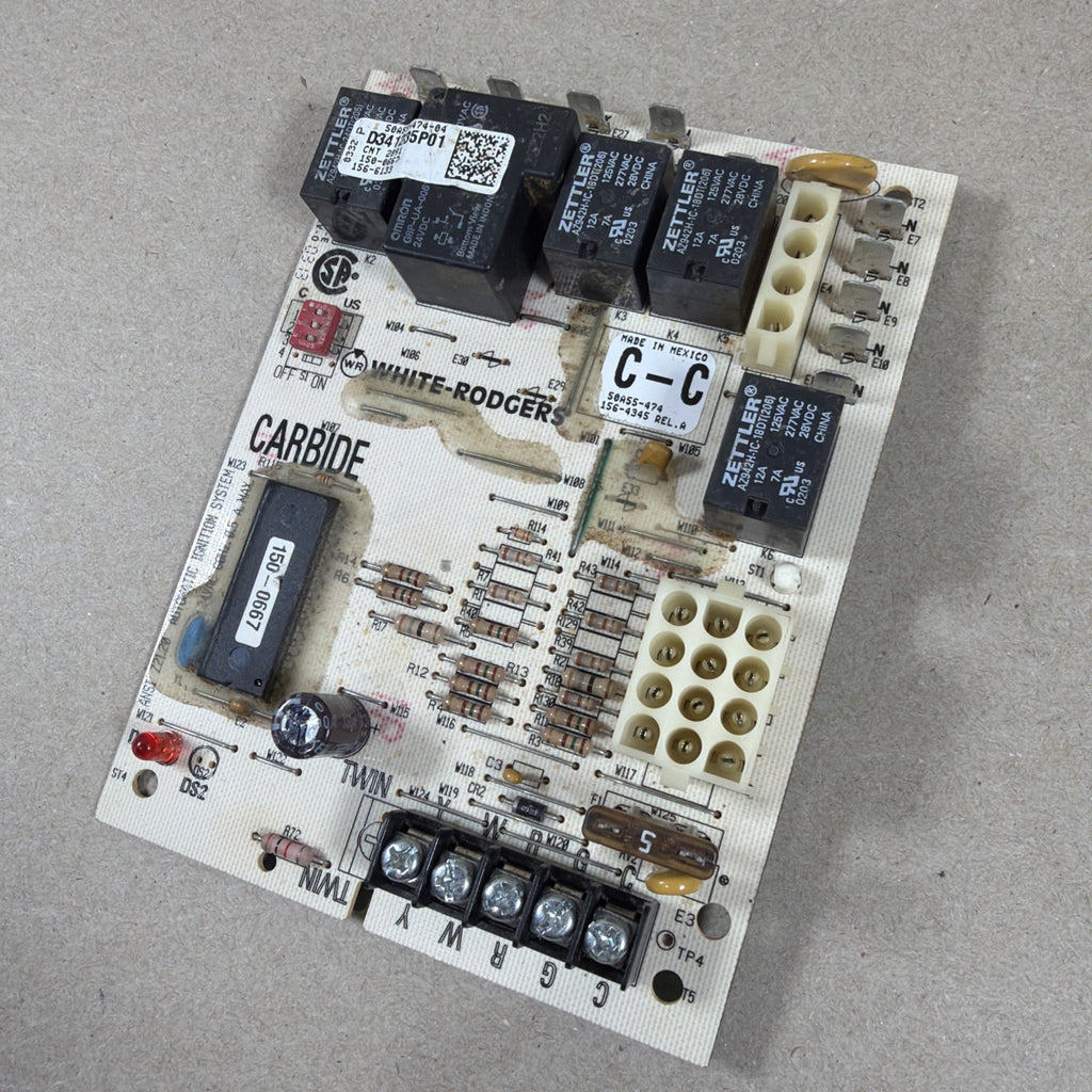 TESTED✅. Furnace Control Circuit Board 50A55-474-04 D341235P01 White-Rodgers