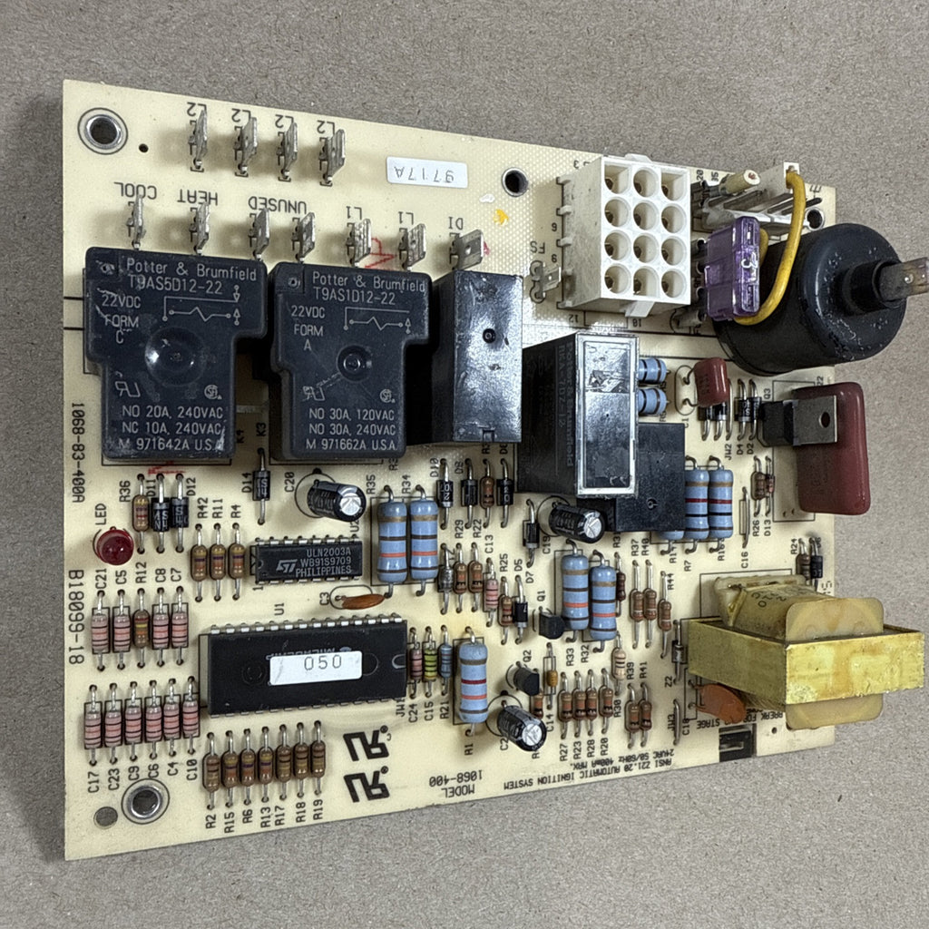 TESTED🔥🔥  Rheem Ruud Control Board 1068-400    1068-83-400A (L7)
