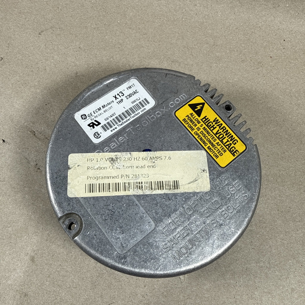 🔥 Genteq X13   ECM FM17 230VAC   1HP   03/14/2007 CCW  Blower Module (M22