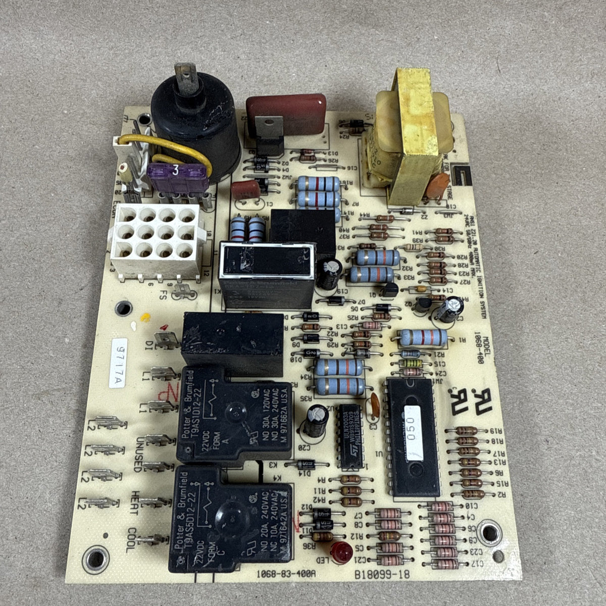 TESTED🔥🔥  Rheem Ruud Control Board 1068-400    1068-83-400A (L7)