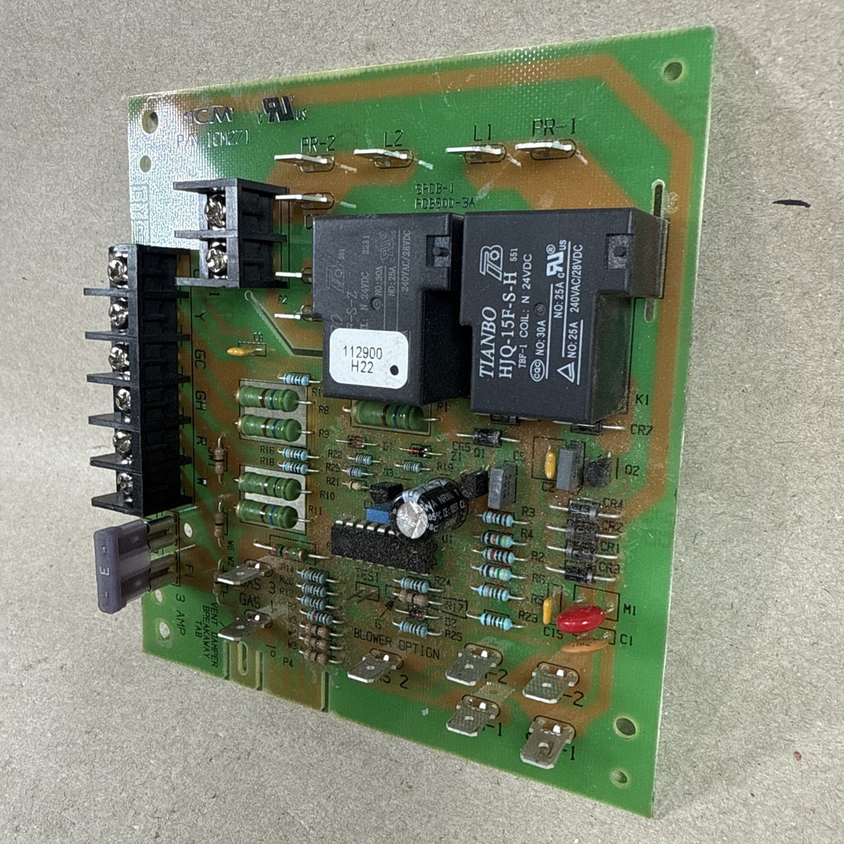 🔥🔥 Carrier ICM271 Fan Blower Circuit Control Board SPCB-1 PCB500-3A.  (N32)