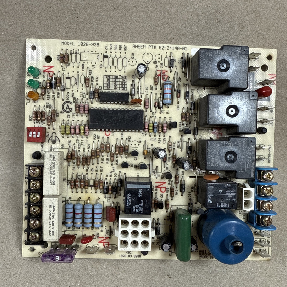 Rheem Ruud 62-24140-04 Spark Ignition Control Board 1028-83-9284B 1028-928A (L17