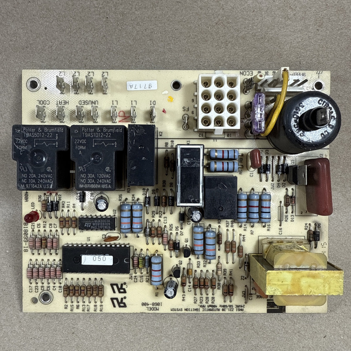 TESTED🔥🔥  Rheem Ruud Control Board 1068-400    1068-83-400A (L7)