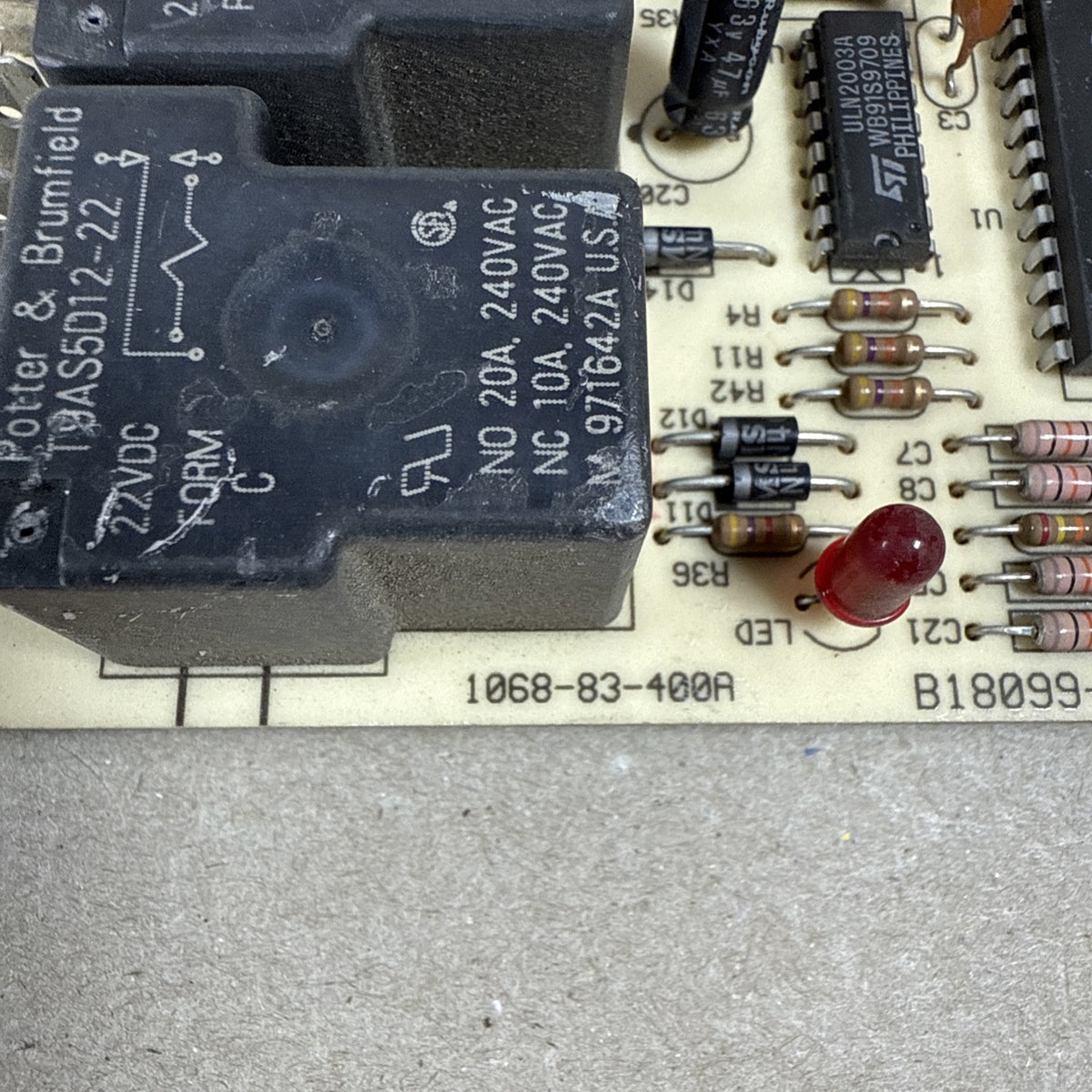 TESTED🔥🔥  Rheem Ruud Control Board 1068-400    1068-83-400A (L7)